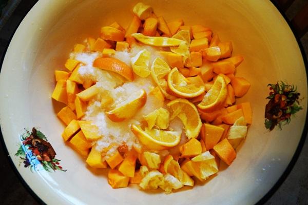 calabaza con naranja