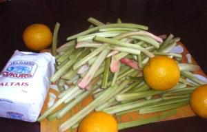 7 mga recipe para sa paggawa ng jam ng rhubarb na may orange at lemon