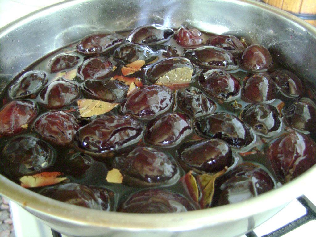 préparer les prunes