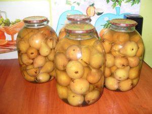TOP 5 stap-voor-stap recepten voor het maken van geweekte peren voor de winter