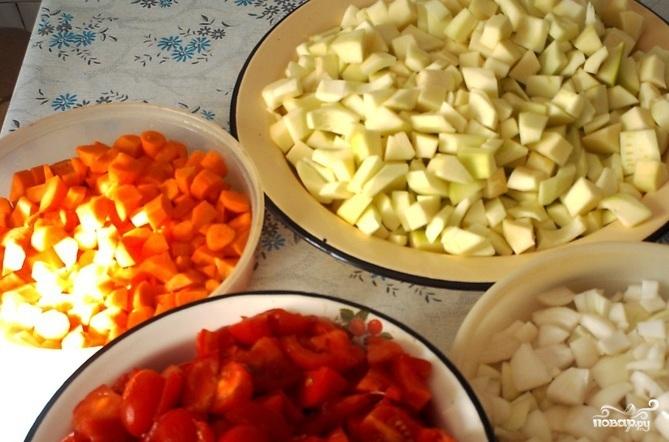 χαβιάρι λαχανικών με ντομάτες