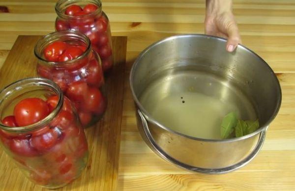 tomates sin esterilizar