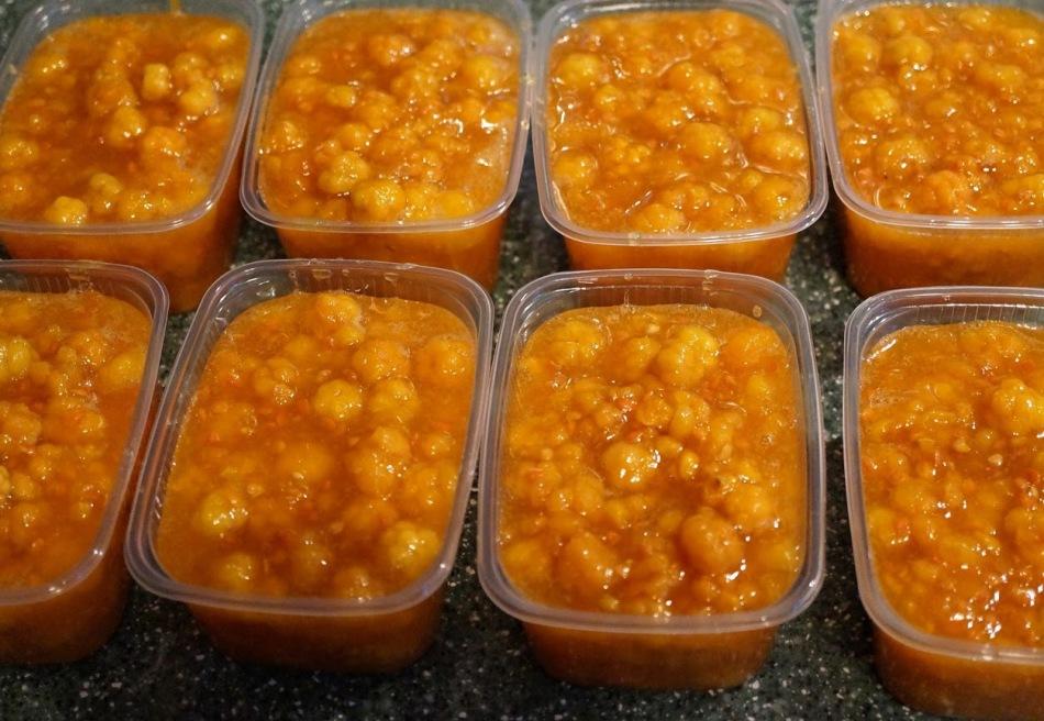 cloudberries with sugar
