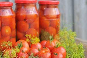 10 beste recepten voor het maken van gepekelde zoete tomaten voor de winter