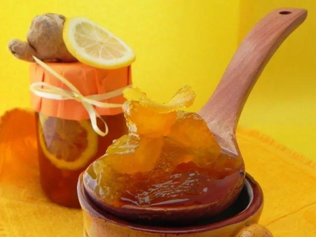 jam with lemon and ginger