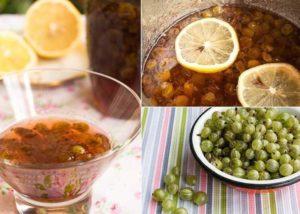A simple step-by-step recipe for gooseberries with lemon for the winter without cooking