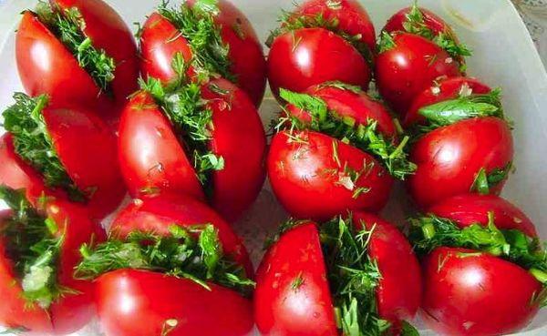 verduras en tomates