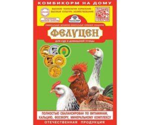 Pokyny pro použití felucenu pro kuřata, složení a typy léčiva