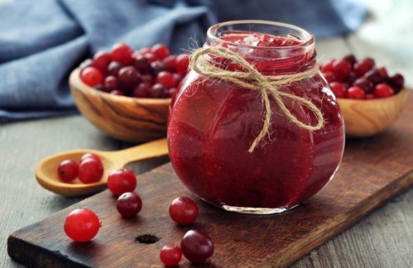 cranberry honey jam
