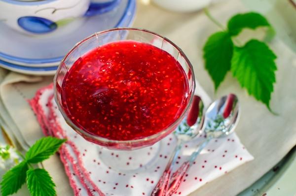 raspberry jam na may gulaman