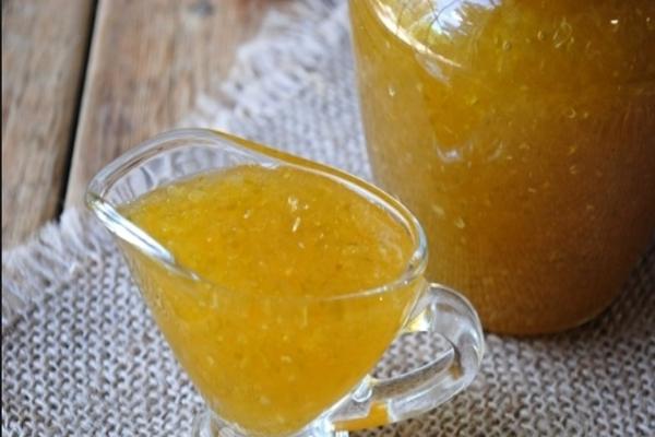 squash jam with dried apricots