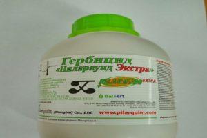 Instruktioner för användning av herbicid Pilaround Extra