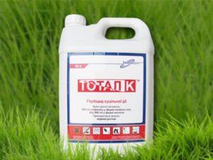 Pokyny pro použití herbicidu s nepřetržitým účinkem Celkem