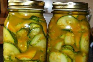 2 sunud-sunod na mga recipe para sa pagluluto ng zucchini na may turmeric para sa taglamig