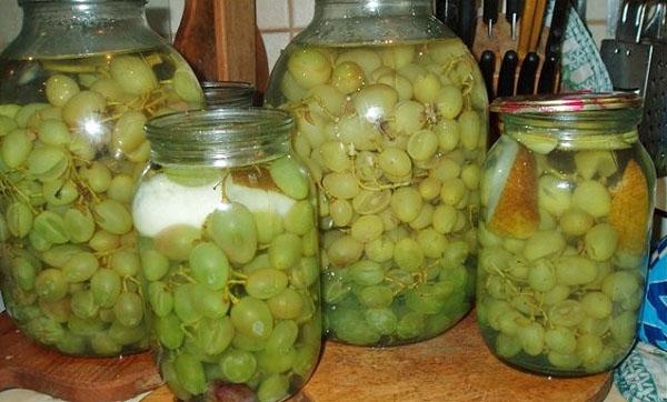 compotas de uva