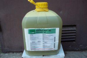 Herbicīda Pulsar lietošanas instrukcijas, produkta sastāvs un izdalīšanās forma