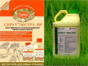 Metode og instruktioner til brug af herbicid ved kontinuerlig handling Sprut Extra