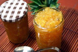 8 einfache Rezepte für frische Ananasmarmelade