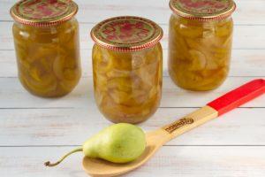 Pangunahing 4 na mga sunud-sunod na mga recipe para sa paggawa ng berdeng pear jam