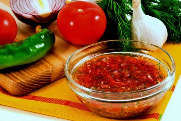 Kış tarifi için salsa sosu