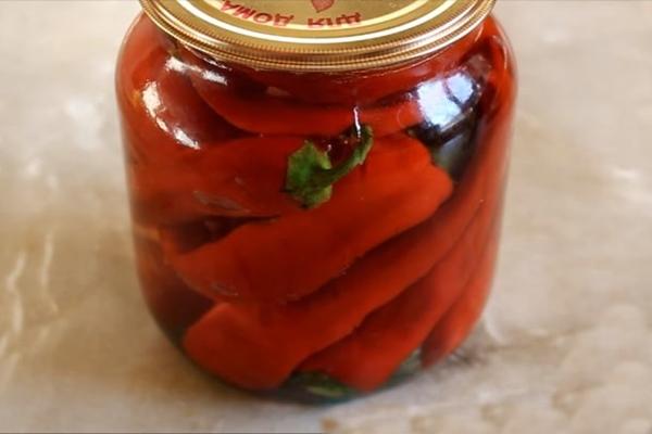 pickled hot peppers for the winter