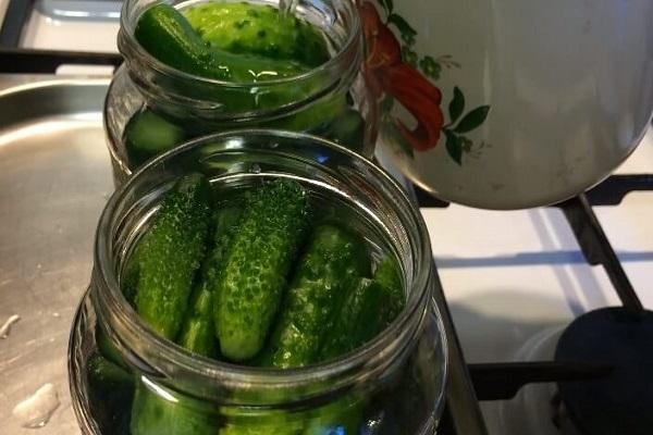 inblikken komkommers