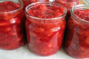 Mga nangungunang 6 mga recipe para sa borscht dressings para sa taglamig na may beans