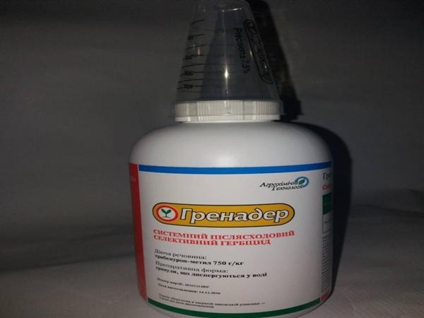 gránátoshal herbicid