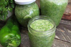 13 καλύτερες συνταγές για την παρασκευή πράσινου adjika για το χειμώνα