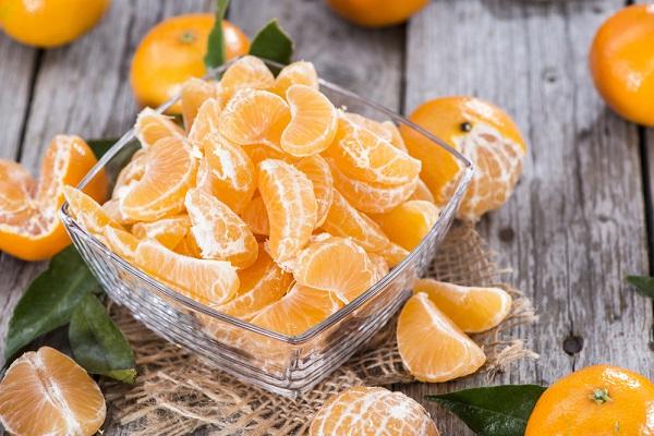 slices of tangerine