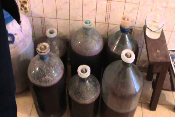 storage of bottles