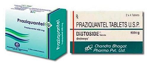 the drug Praziquantel.
