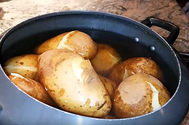 főtt krumpli