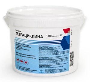 Top 10 tetracyclinepreparaten voor dieren en instructies voor gebruik