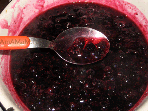 With black currant