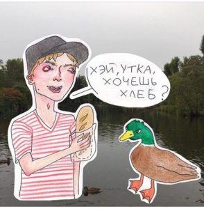 Is it possible or not to feed the ducks with bread, which is allowed and which is not allowed